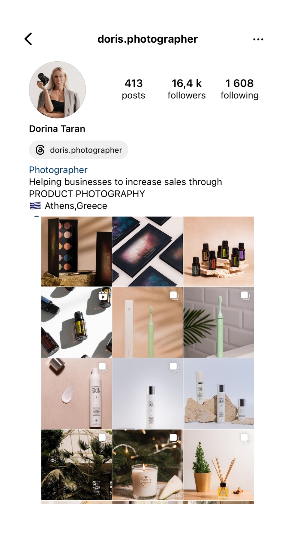 Profil al unui absolvent al cursului de fotografie comercială