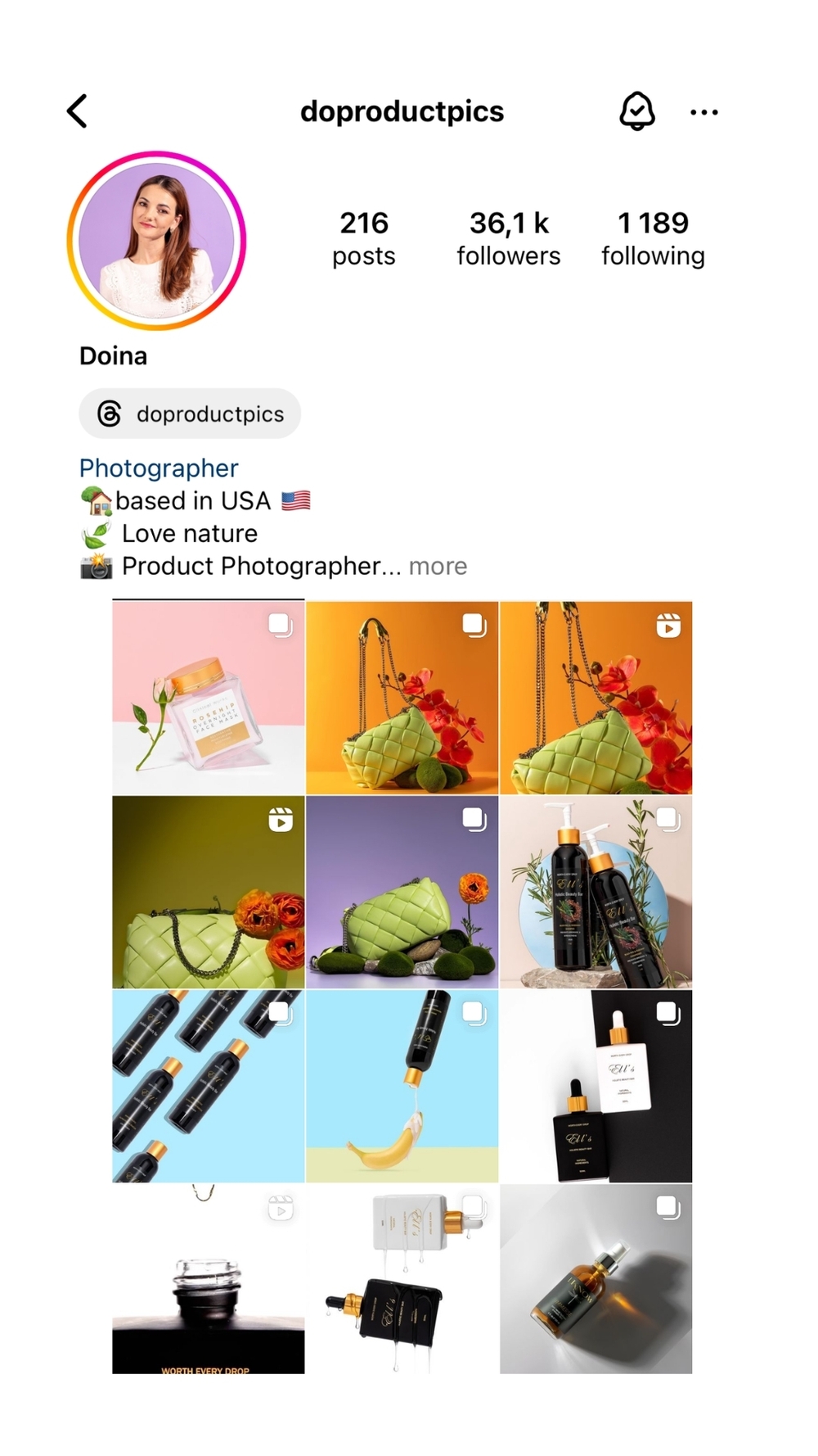Profil al unui absolvent al cursului de fotografie comercială