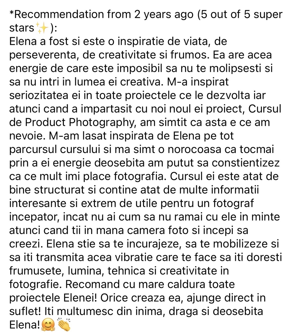Recomandare pe Facebook