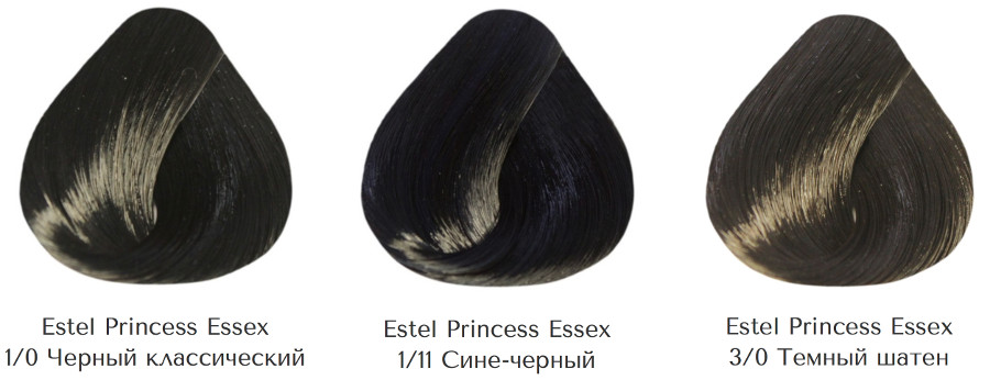 Палитра стойкой краски Princess Essex Палитра профессиональных красок для волос Estel Professional