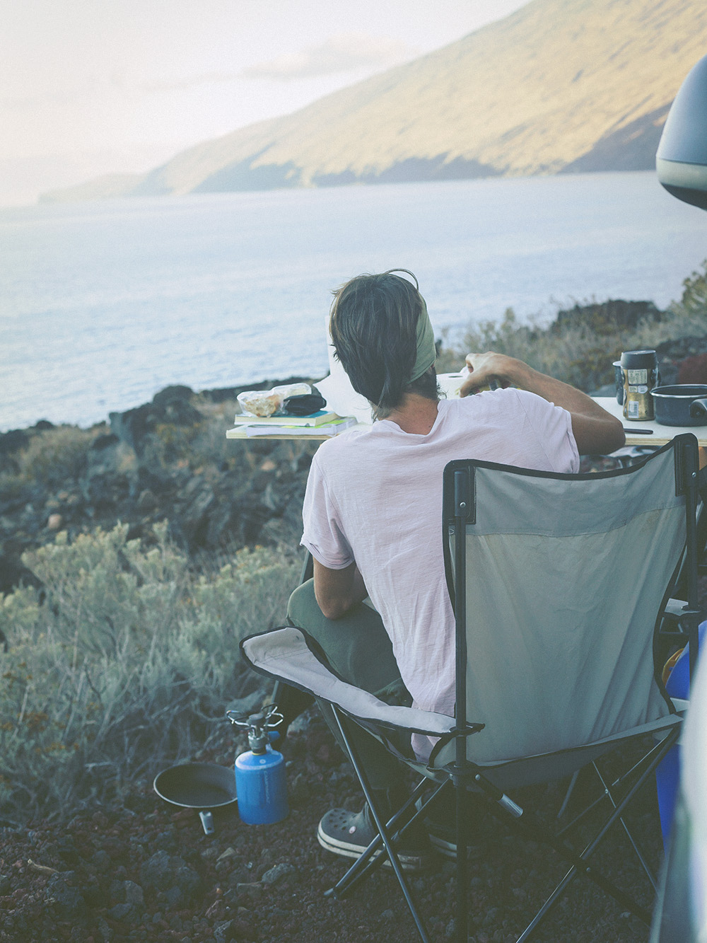 el hierro, camping