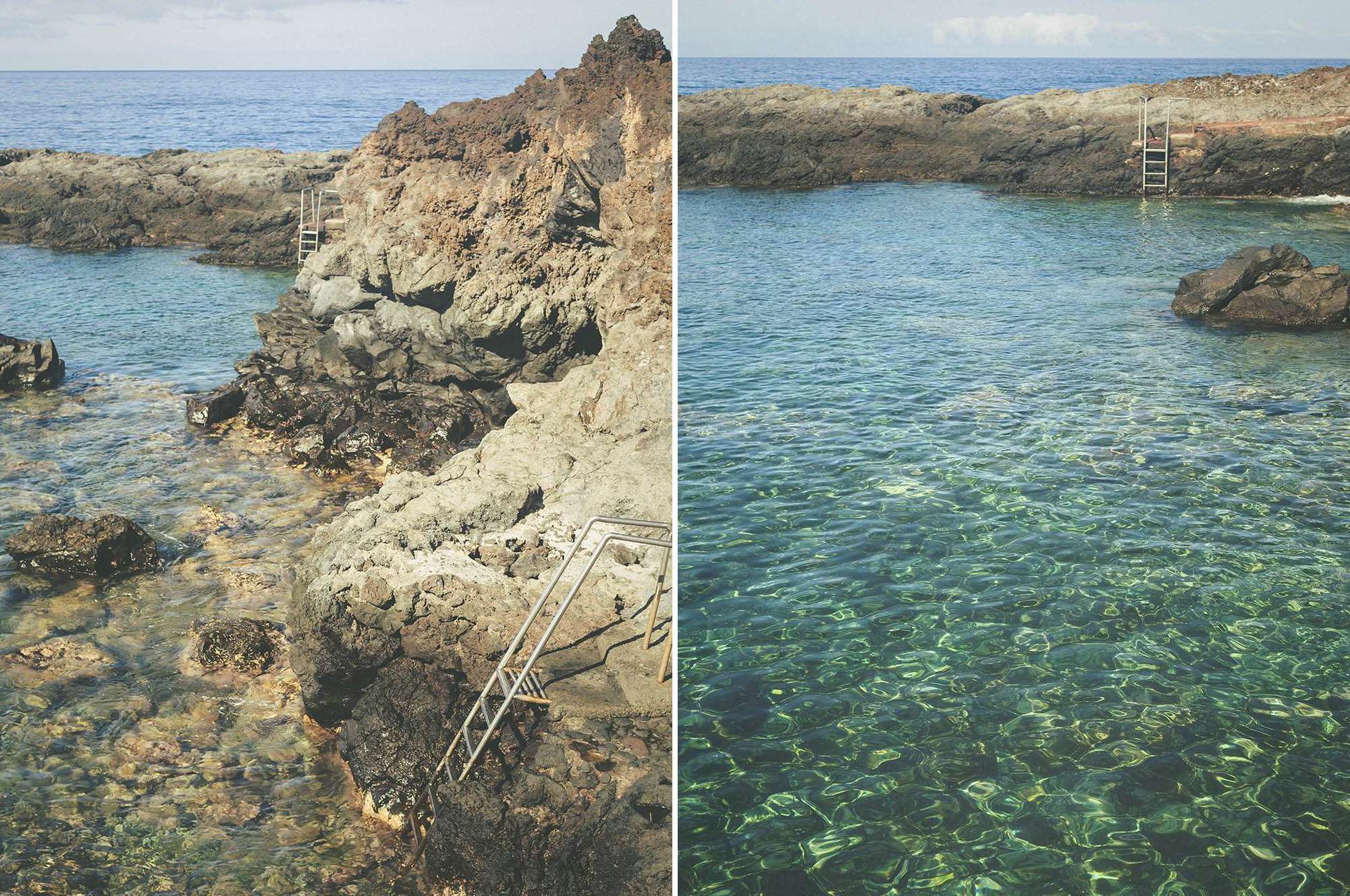 piscinas naturales, el hierro