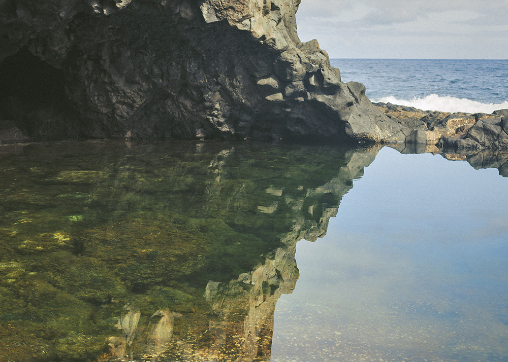 charco azul, el hierro
