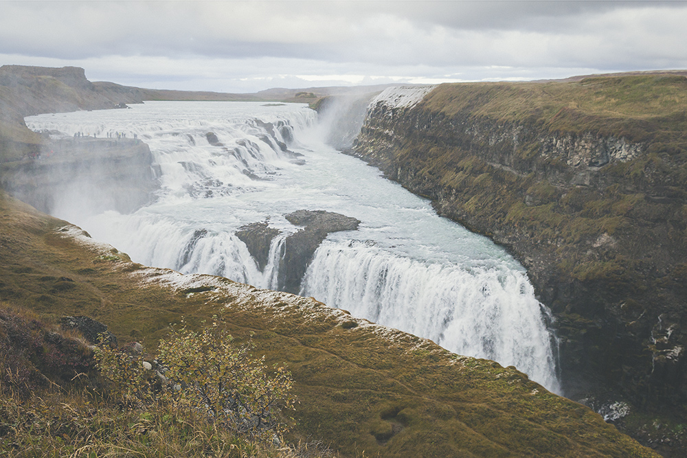 Gullfoss, waterfall, iceland, golden circle