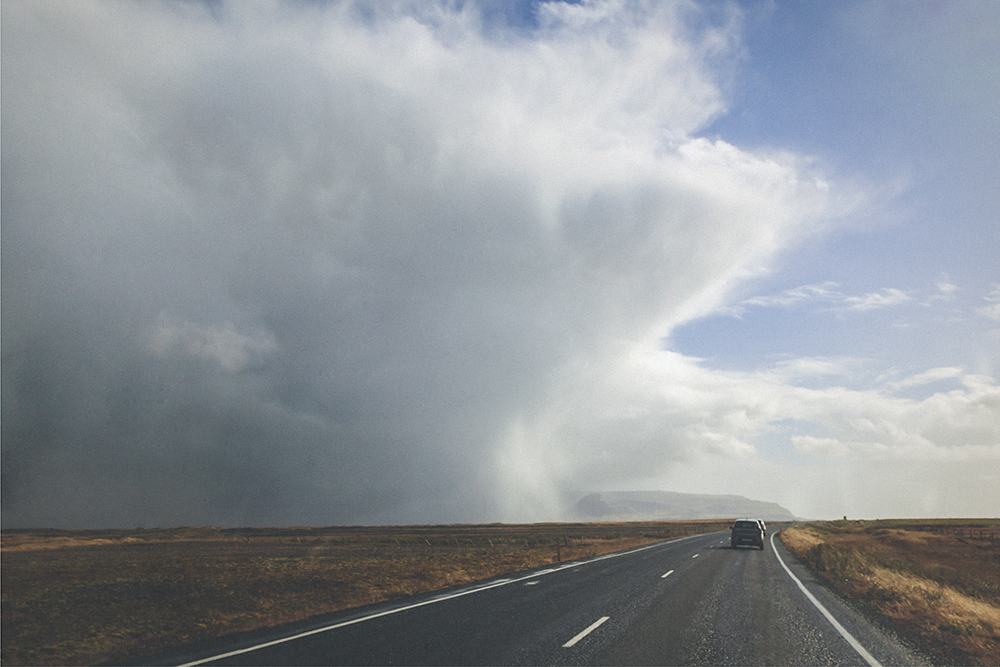 driving, road, iceland