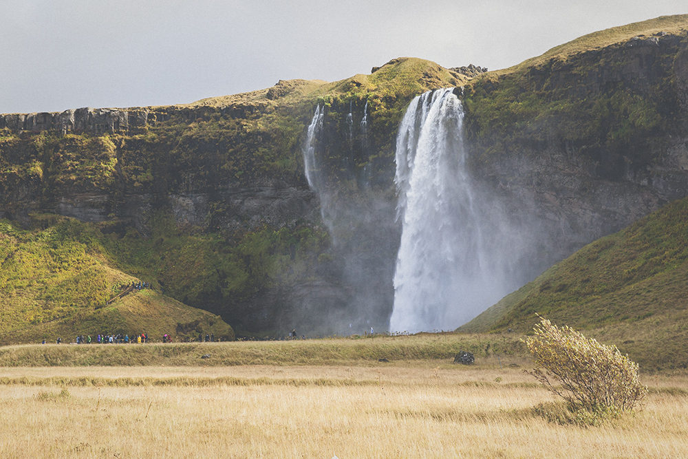 Seljalandsfoss, waterfall, majestic