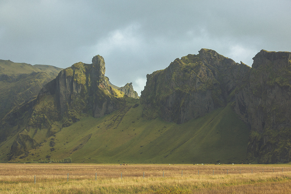 iceland, cliffs