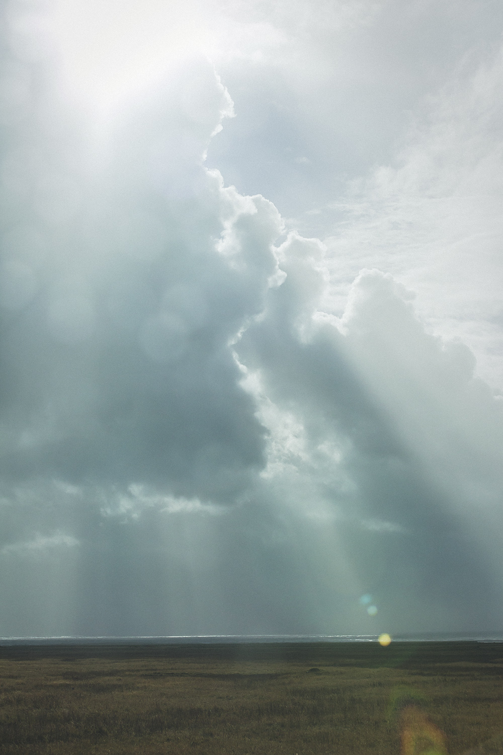 sun, rain, hail