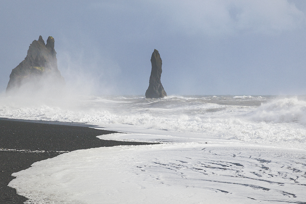 Reynisfjara, beach, dangerous, sneaker waves