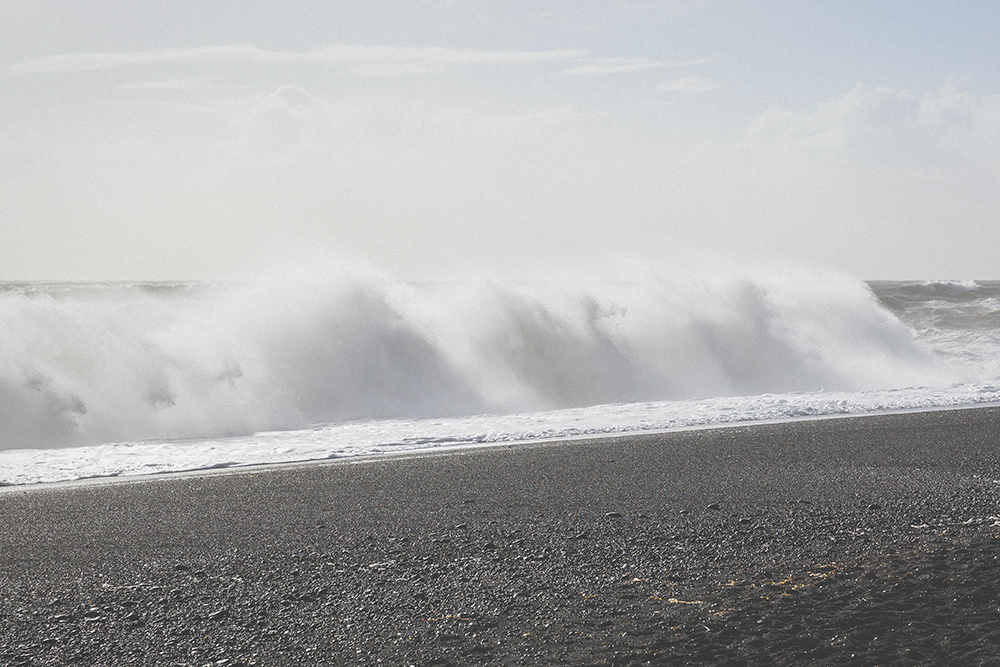 Reynisfjara beach, iceland, dangerous, sneaker waves