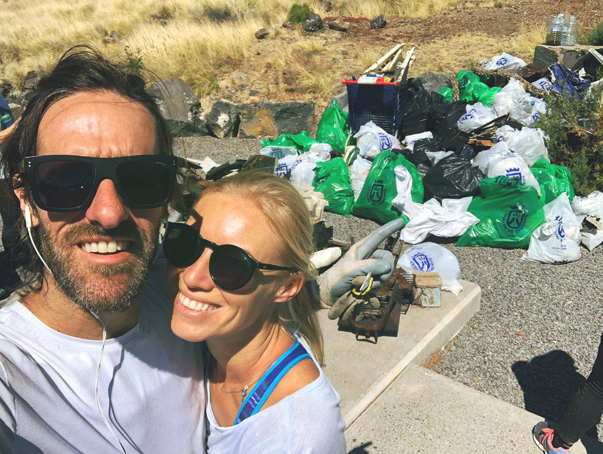 big cleanup, trash, rubbish