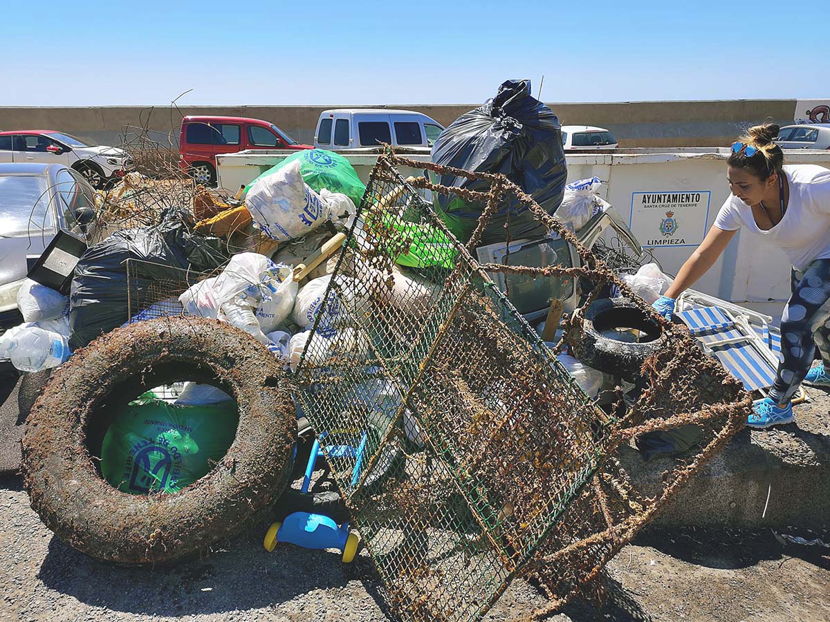cleanup, ecoocéanos, terramare medioambiente, ayuntamiento de santa cruz