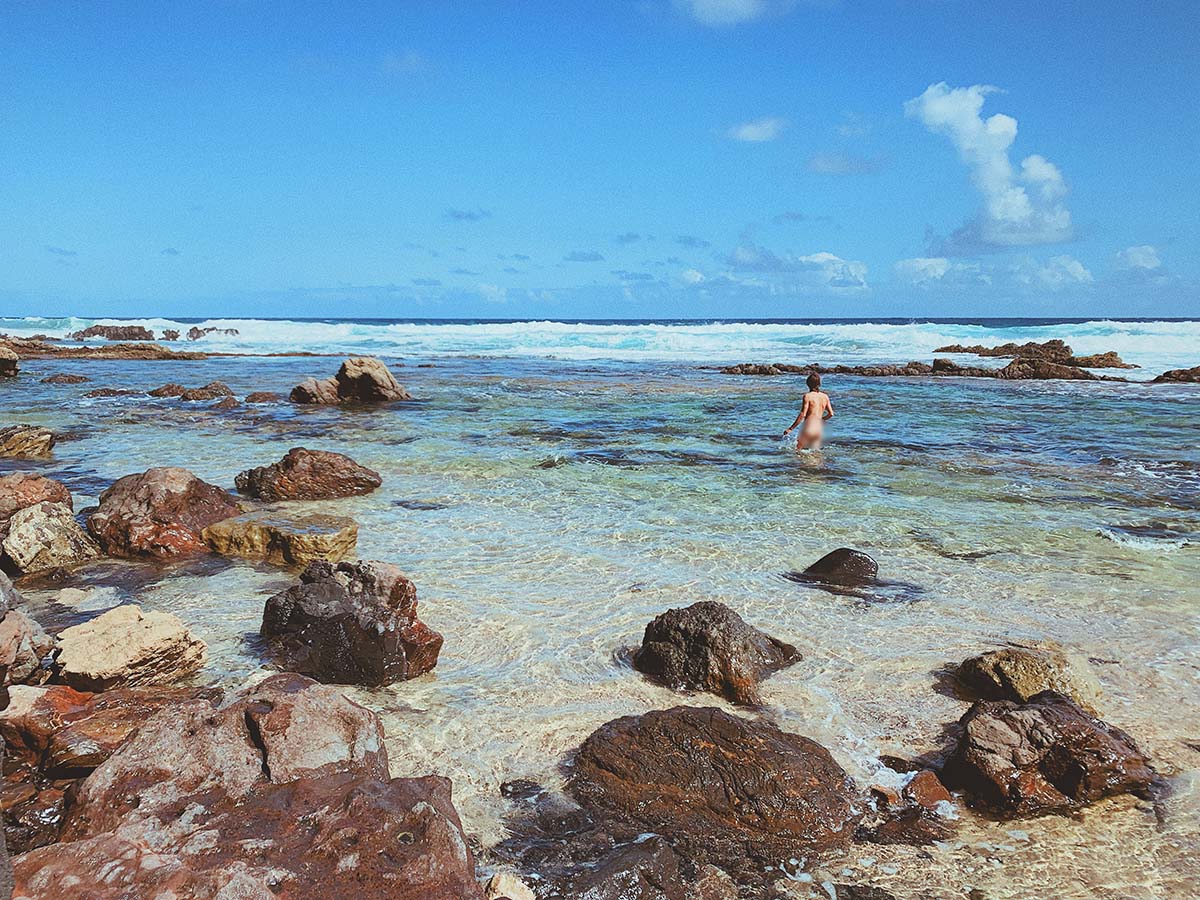 natural pools, cofete, freezing
