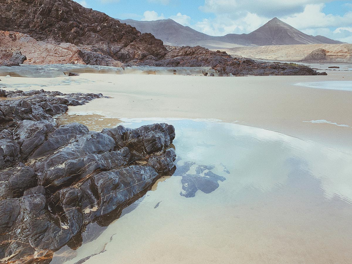 little pools, low tide