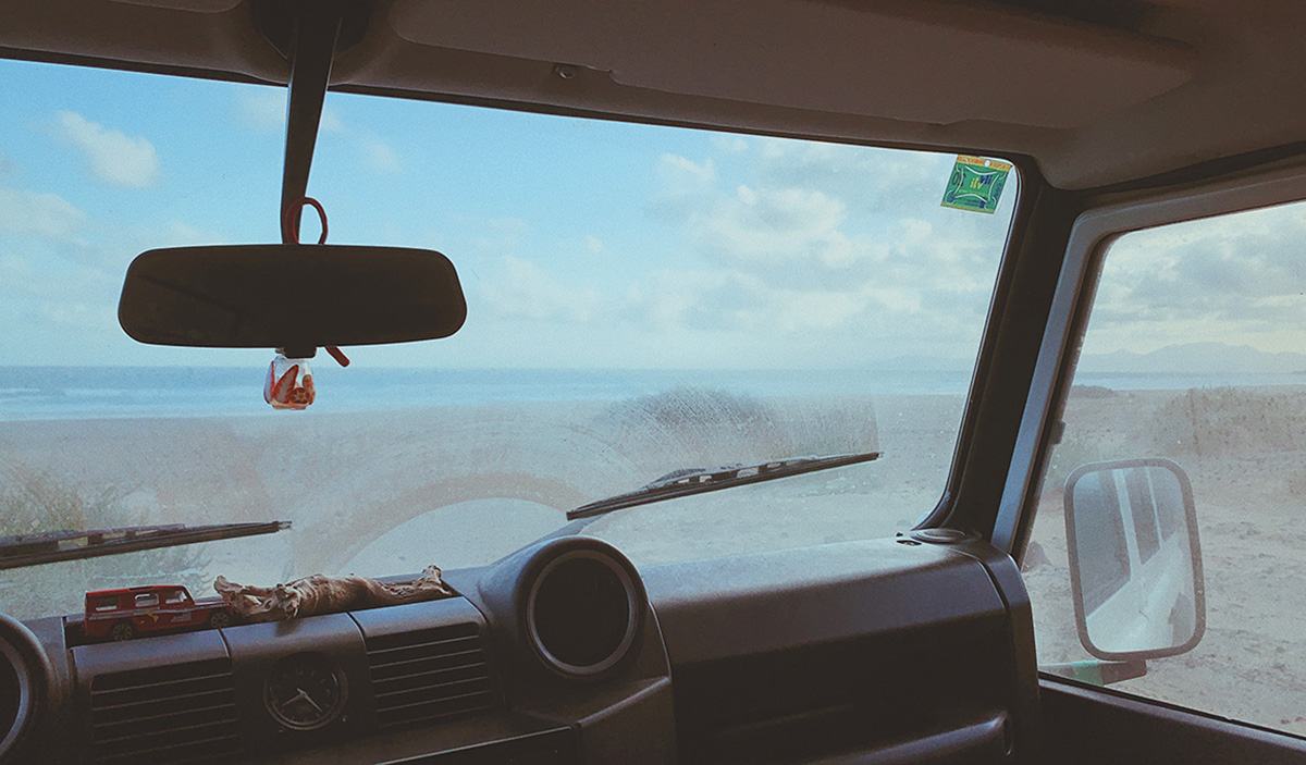 morning view, beach, camping, fuerteventura