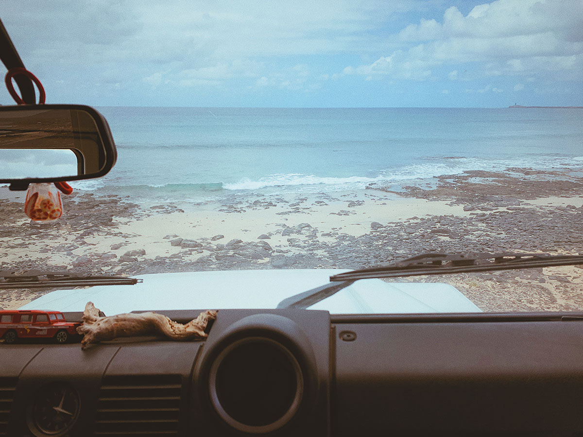 caribbean style beach, fuerteventura, turquoise water