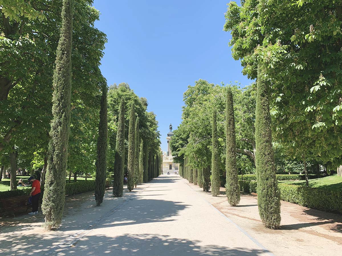 retiro park, territory