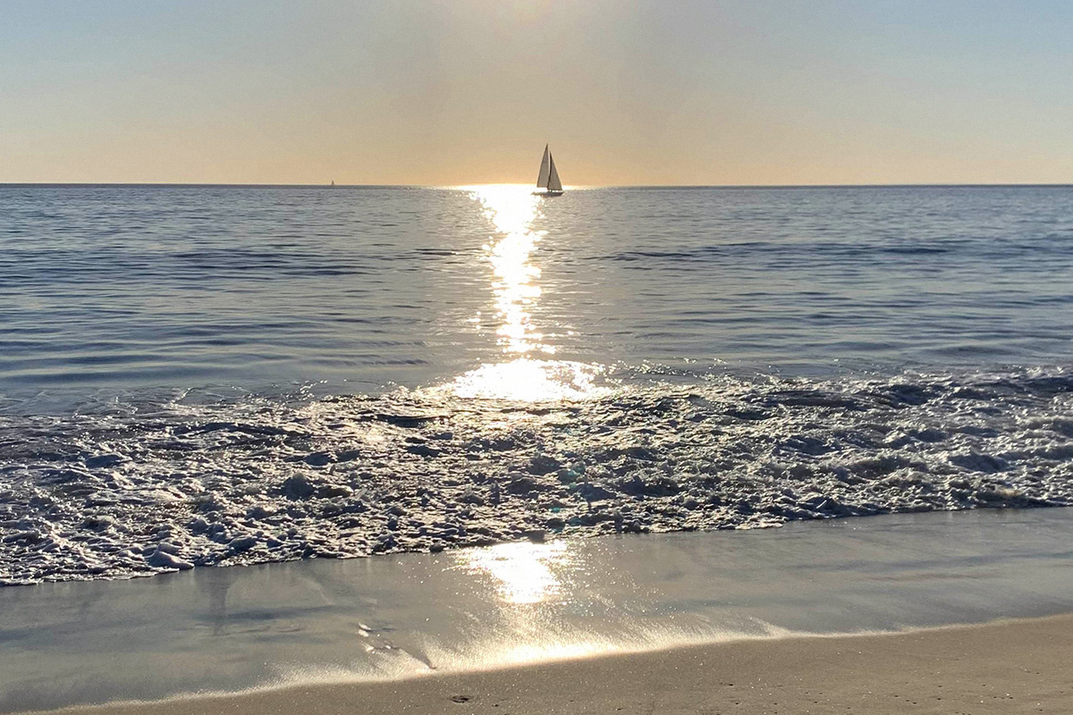 los angeles, venice beach, sunset