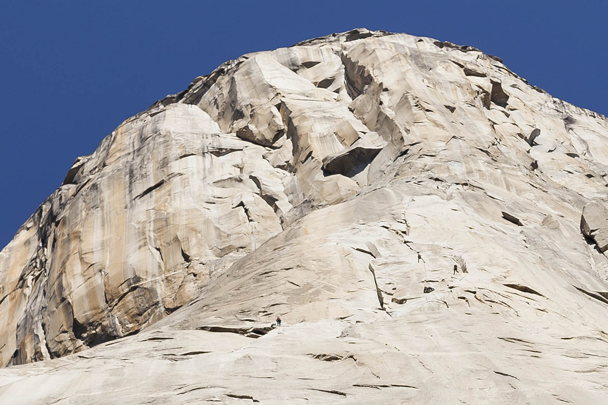 el capitan, base, climbers