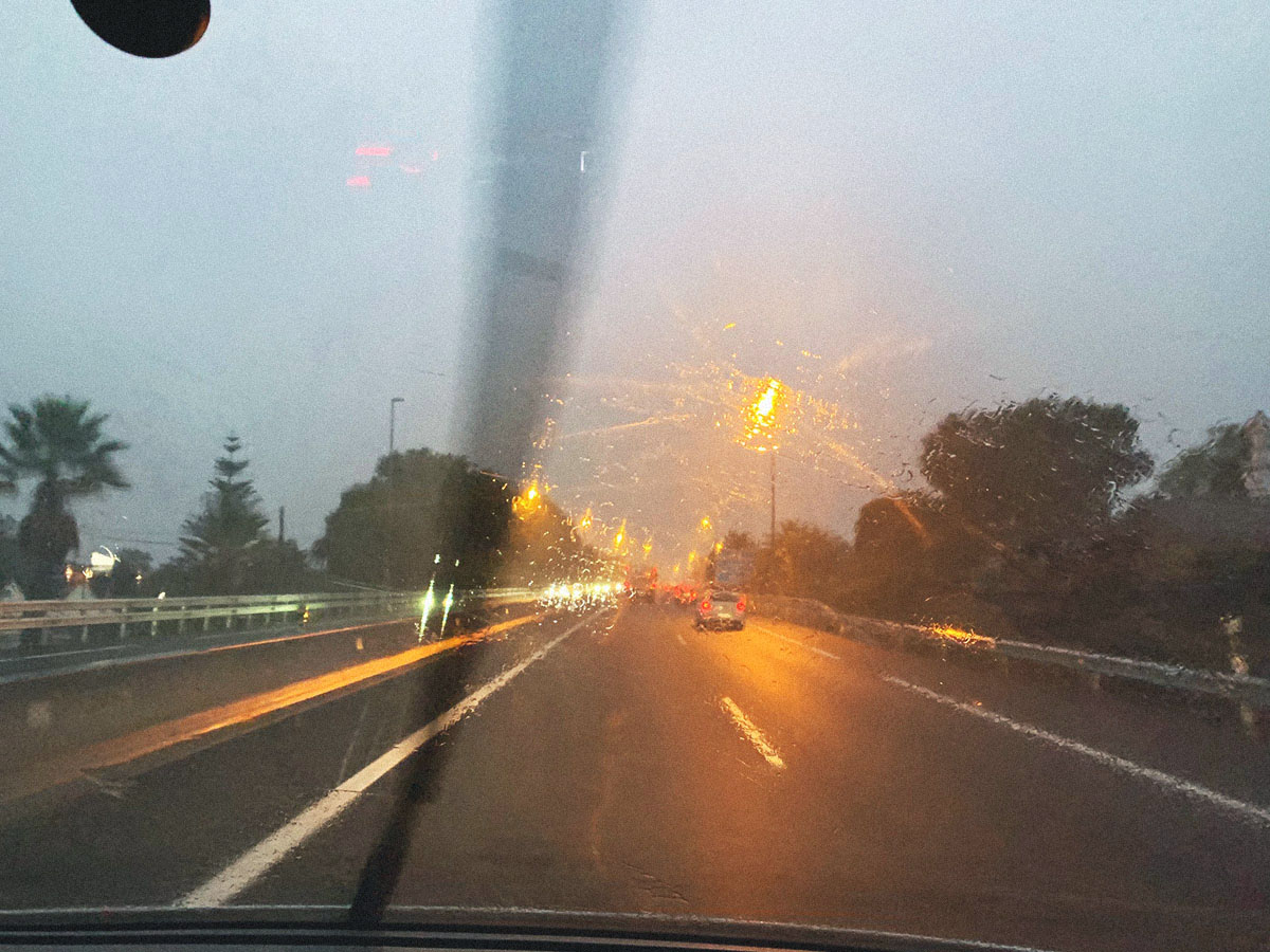 raining cats and dogs, tenerife