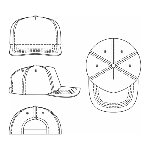 Технический эскиз кепки