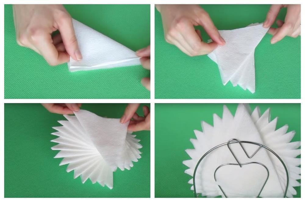 Оформление салфеток бумажных