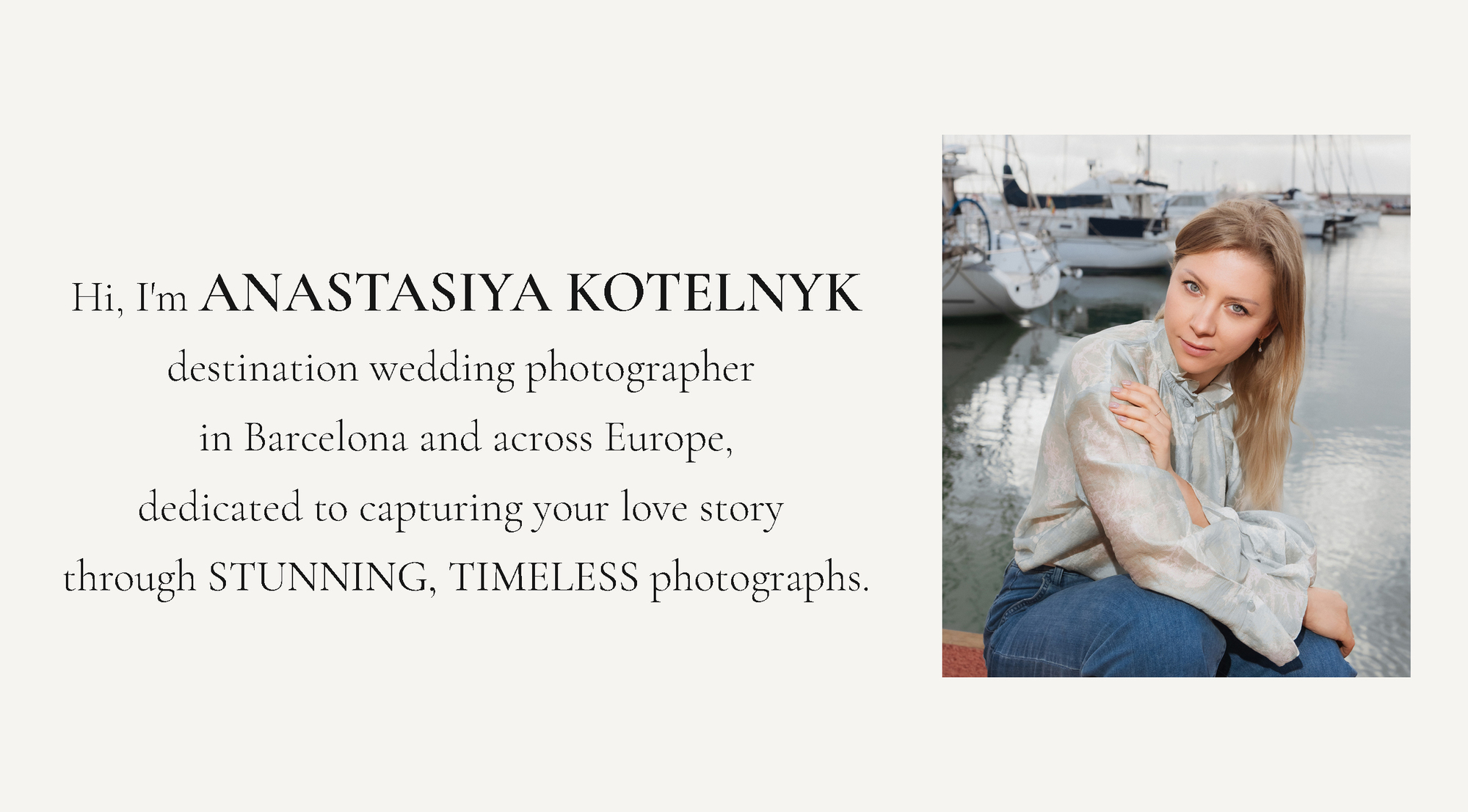 Luxury Wedding photographer in Barcelona and across Europe. 