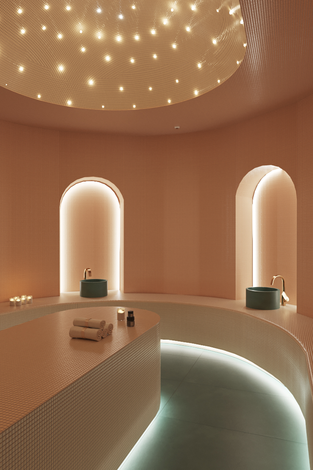 Общественный хамам в SPA центре. г. Великий Новгород. 2022 г.