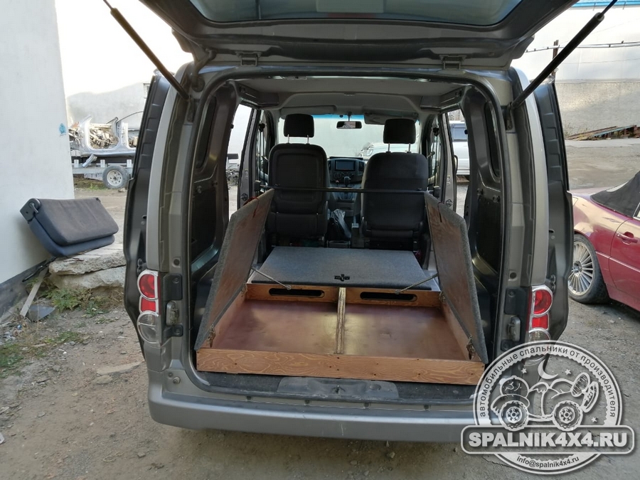 🆕 Система двойного подогреваемого пола - автоспальник для Nissan NV200, того что раньше называлось Vanette (Kubistar)
