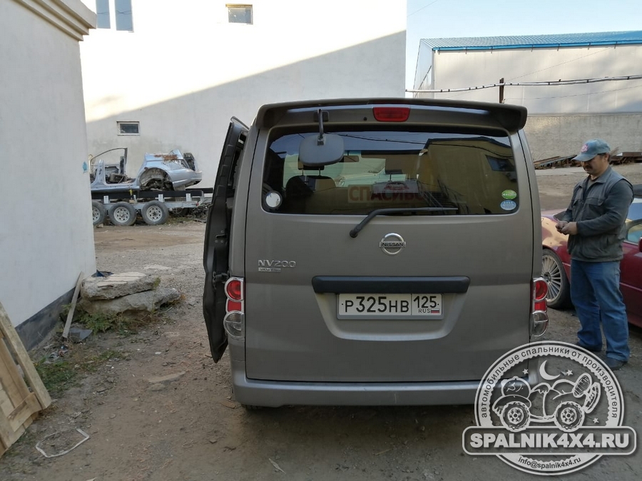 🆕 Система двойного подогреваемого пола - автоспальник для Nissan NV200, того что раньше называлось Vanette (Kubistar)