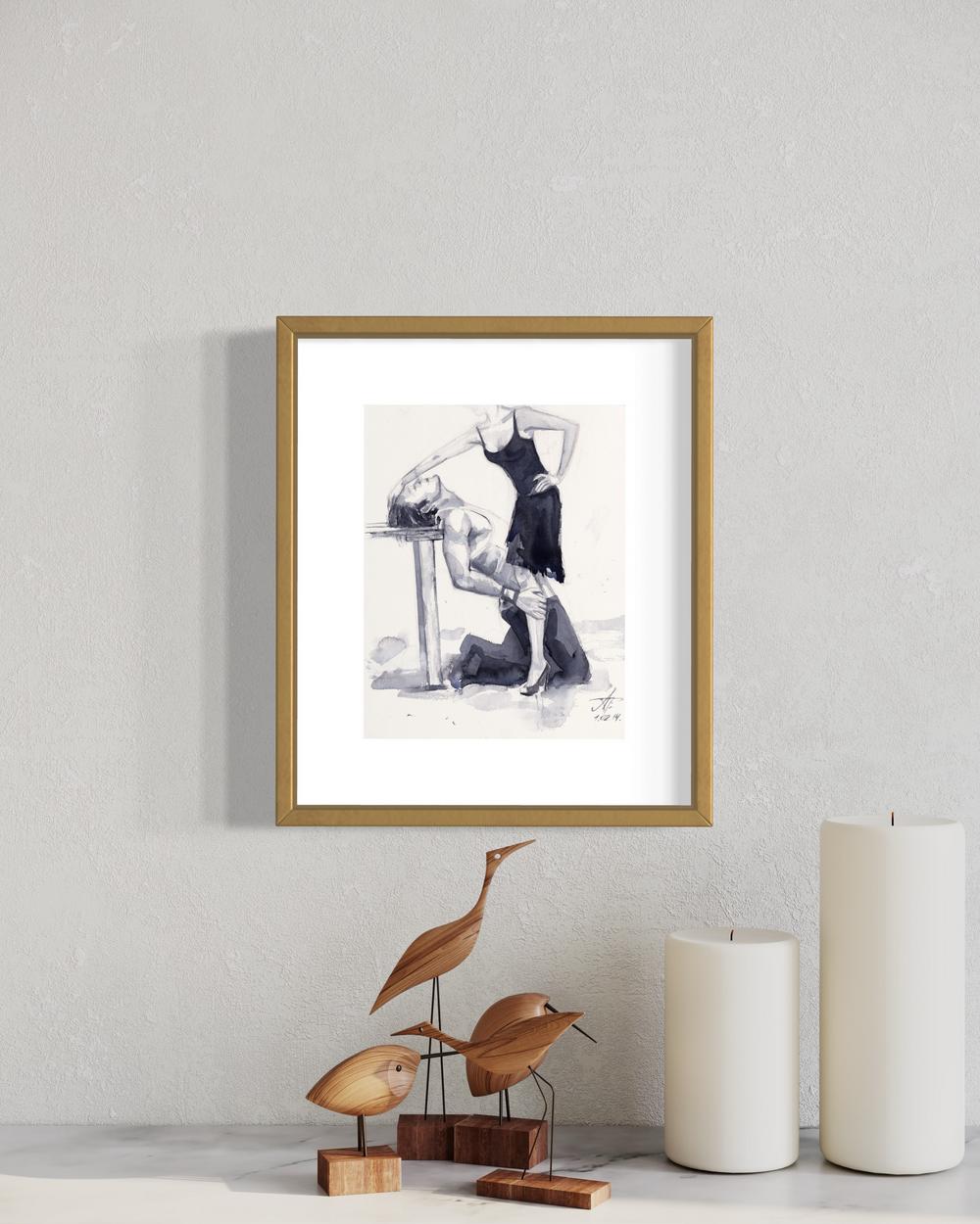 Buy Real Art Online on SINGULART "Rock me" by the female artist Anna Dart