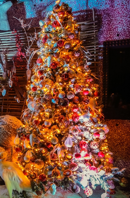 Красивые новогодние елки для дома (145 фото)