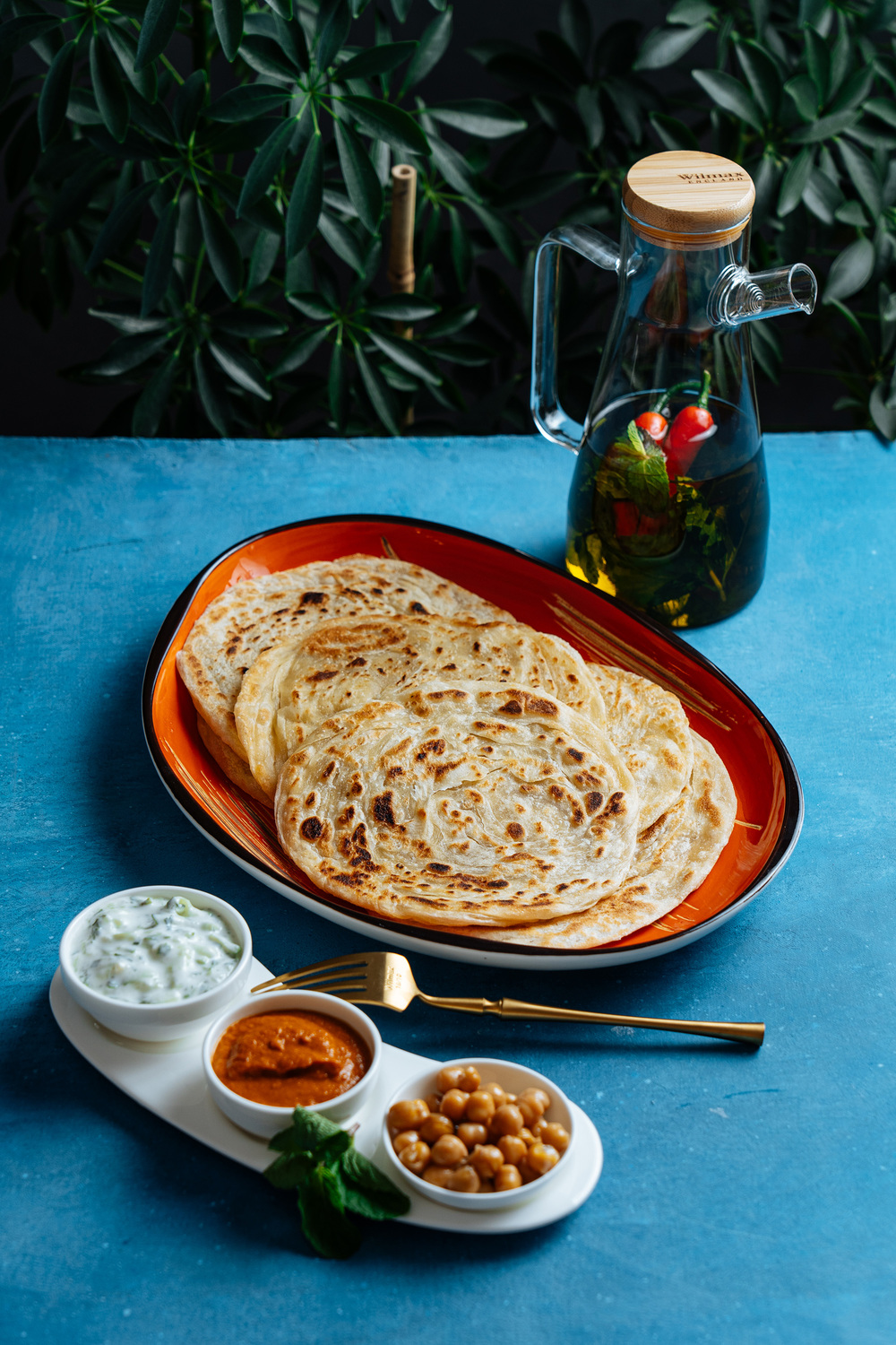 Индийские роти — лепешки с сырной начинкой