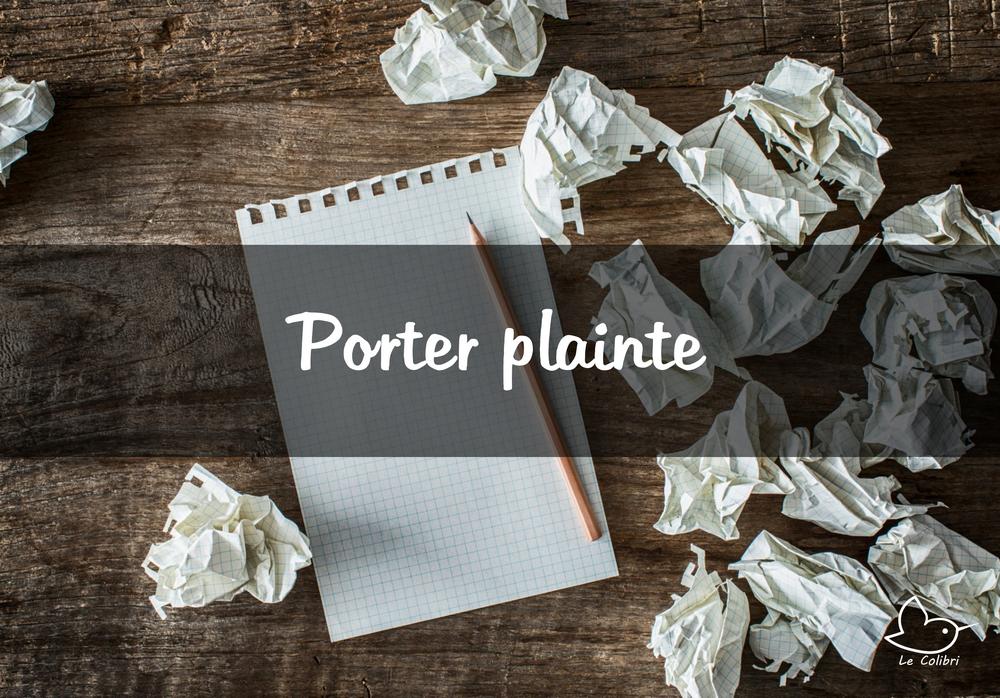 Porter plainte