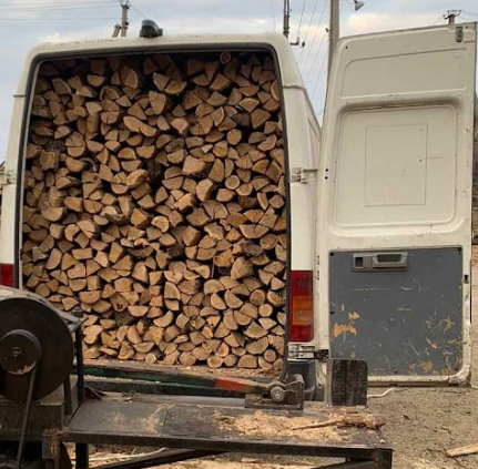 Shish kebab firewood made of hardwood