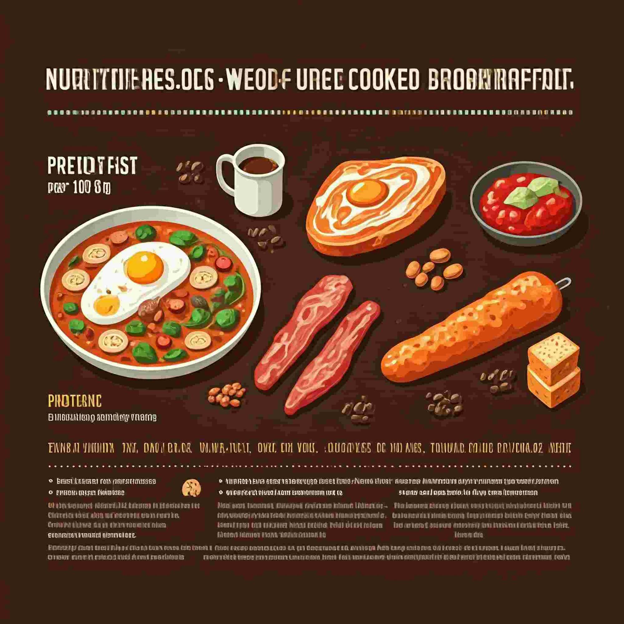 nutritional breakdown of proteins, fats, and carbohydrates per 100 grams