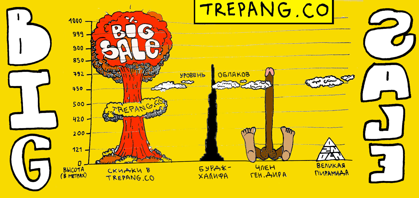 Большая распродажа на TREPANG.CO