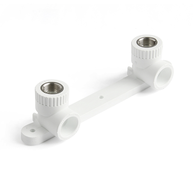 Угольник полипропиленовый Pro Aqua комбинированный с креплением с ...