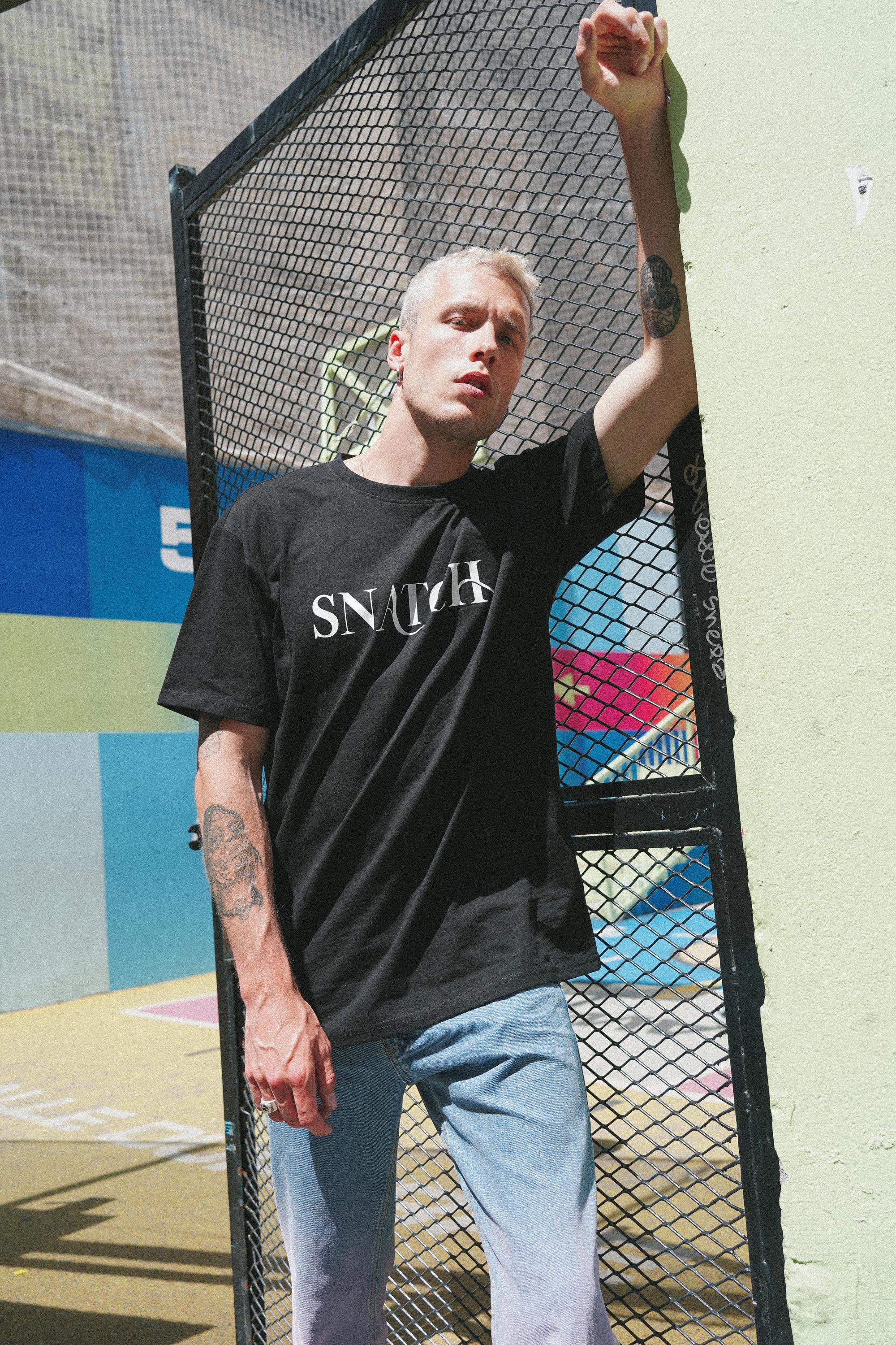 SNATCH streetwear showcased at iconic Duperré basketball court by Paris street style photographer Anya Parsley