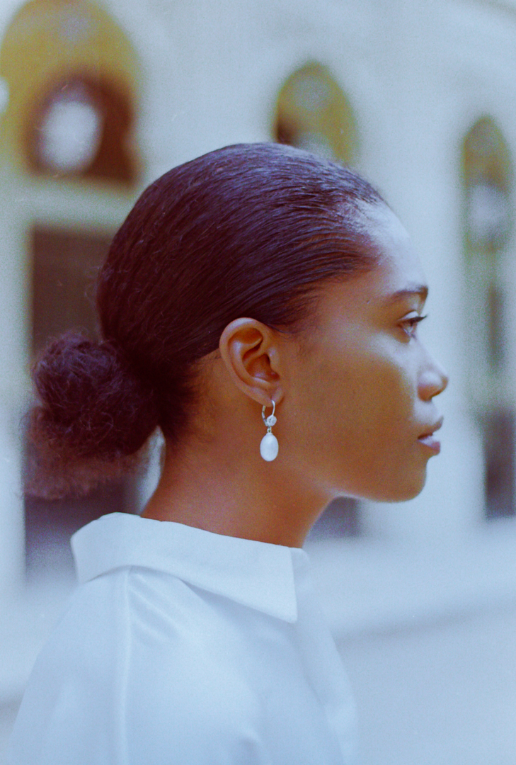 pearl jewellery brand lookbook captured in Paris by Anya Parsley