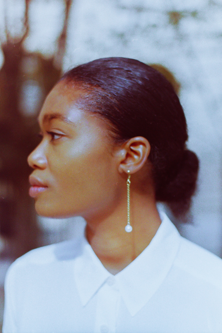 pearl jewellery lookbook captured in Paris by film fashion photographer Anya Parsley