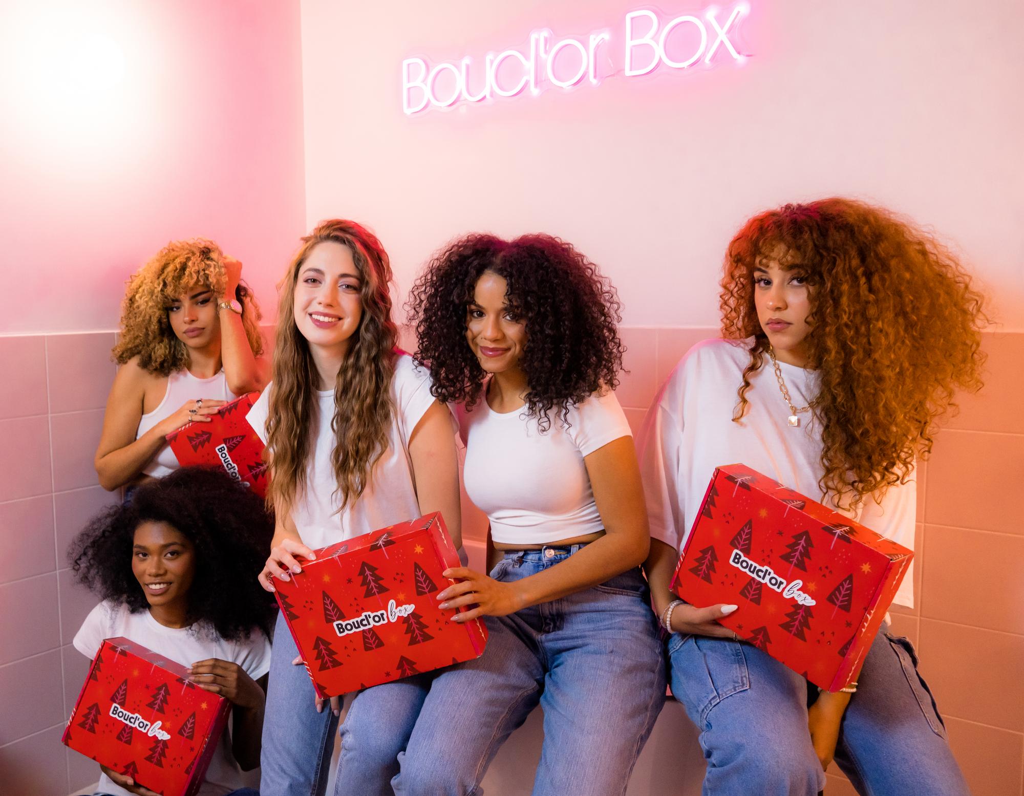 Commercial photoshoot featuring diverse models with curly hair types by Paris fashion photographer