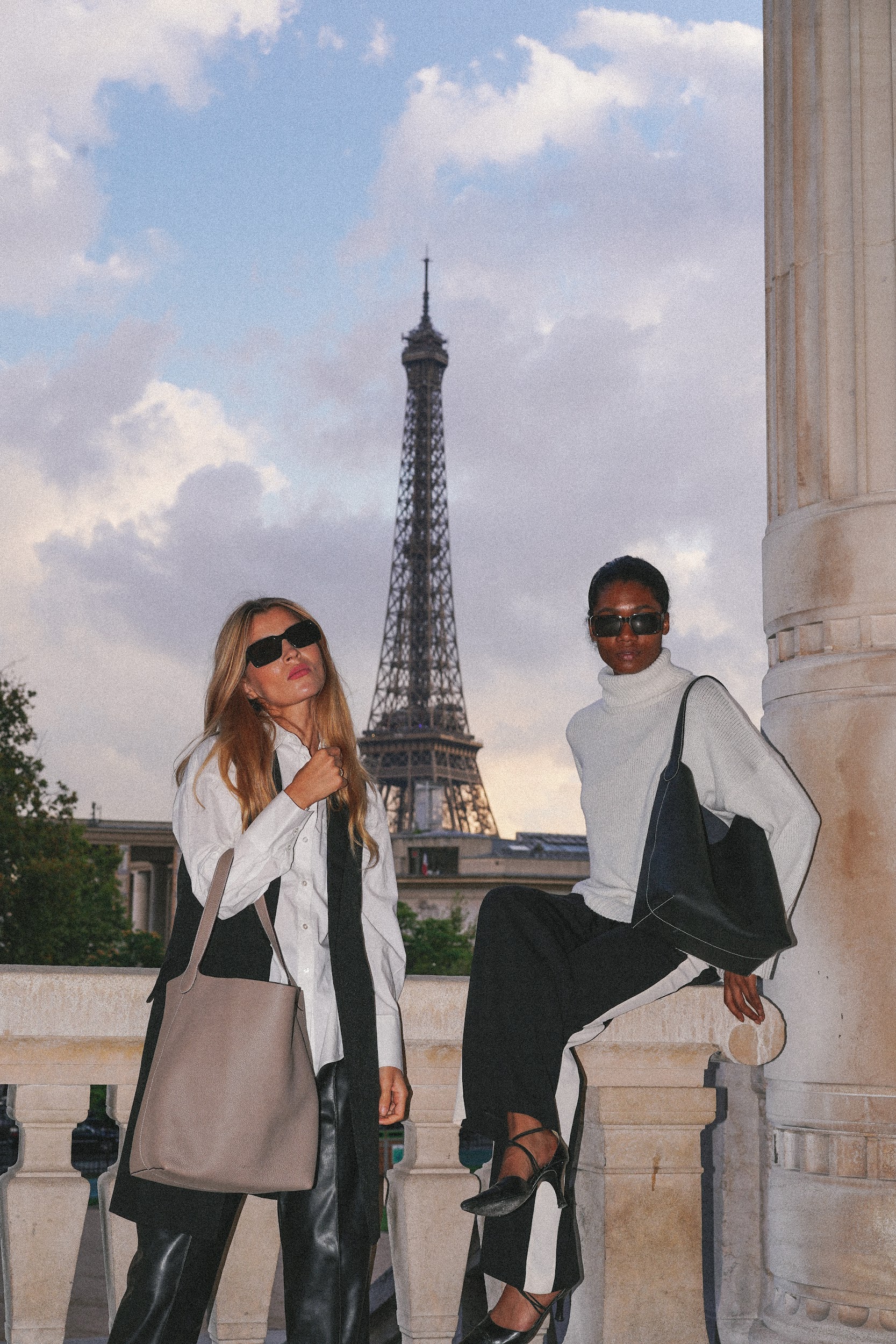 Parisian chic captured by a fashion photographer Anya Parsley for a brand campaign.