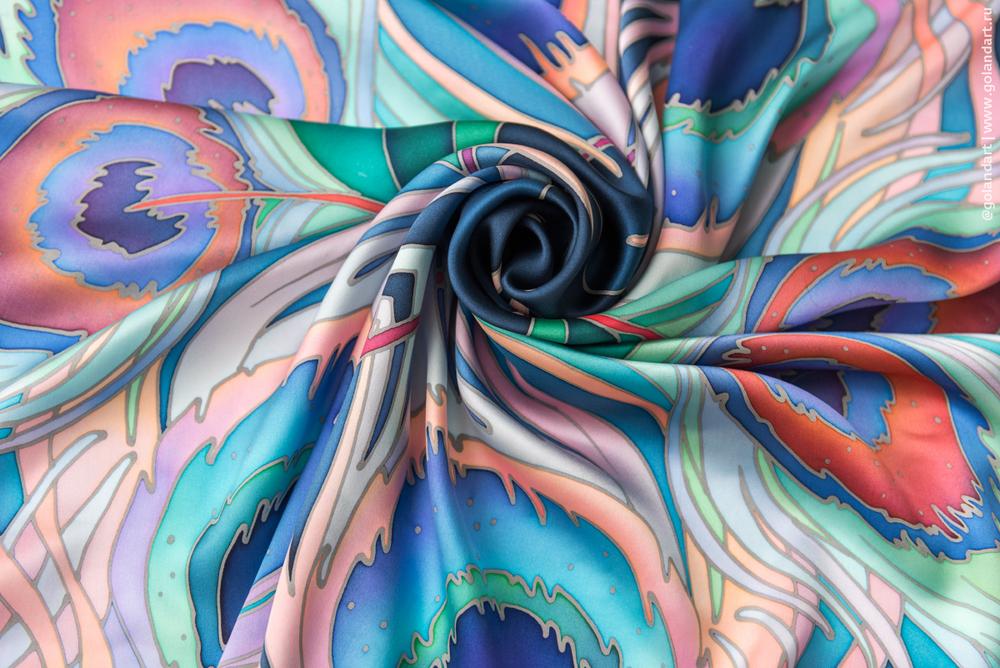 Шелковые аксессуары и роспись по шелку в технике батик от Елены Кобяковой