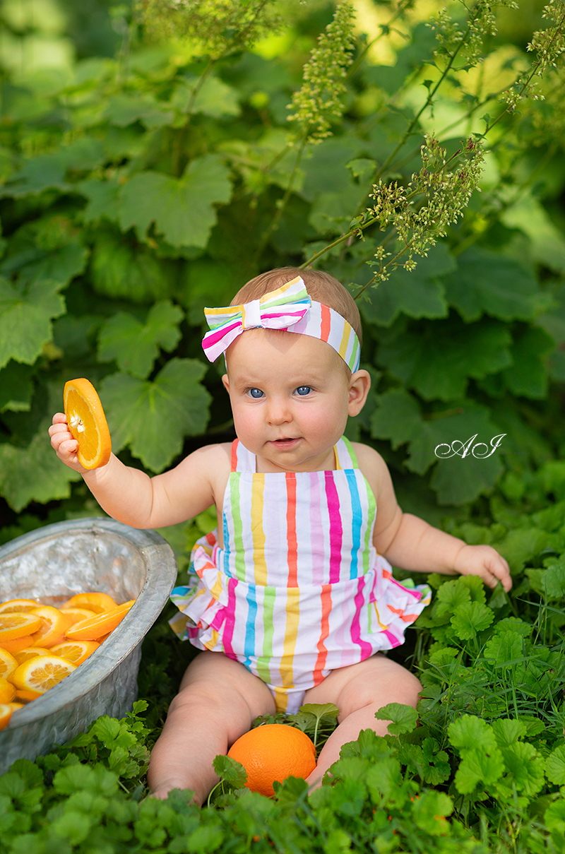 FRUIT BATH PHOTOSHOOT WITH ORANGES