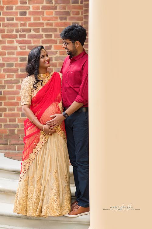 Pregnancy shoot .. designer kanchivaram kora silk sare… | Maternity  photography poses couple, Maternity photography poses pregnancy pics, Maternity  photoshoot poses