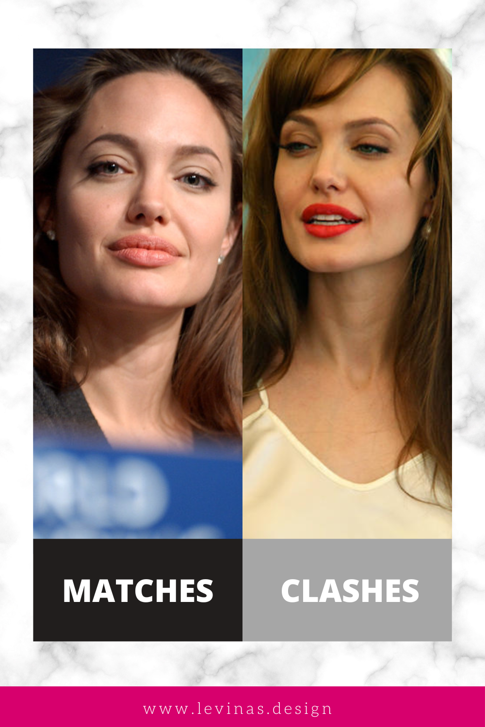 Angelina Jolie Color Season: Complete Color Analysis Within 16 Color Types