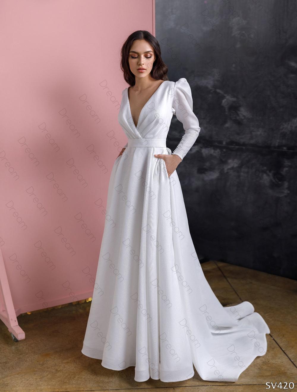 Свадебные платья с руковом в Спб