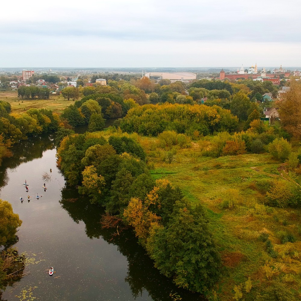 москва река в коломне