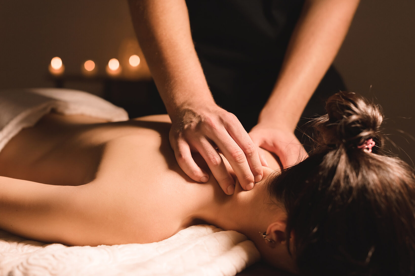 Mature naturist massage